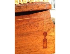 Arts & Crafts Walnut Armchair with Carved Female Heads and High Heel Shoes - Thumbnail 14