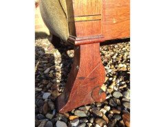 Arts & Crafts Walnut Armchair with Carved Female Heads and High Heel Shoes - Thumbnail 16