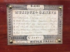 Nicole Freres. Mystique De Genève. A Wonderful Music Box with Six Calming Tunes - Thumbnail 10