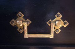 Dr. Christopher Dresser attributed, an Aesthetic Movement Ebonised Music Cabinet - Thumbnail 3