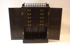 Dr. Christopher Dresser attributed, an Aesthetic Movement Ebonised Music Cabinet - Thumbnail 4