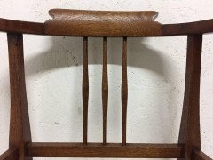 E. A. Taylor, Wylie & Lochhead or Shapland & Petter. A Fine Rush Seated Armchair - Thumbnail 2