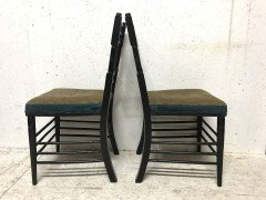 E. W. Godwin attri, a Pair of Anglo-Japanese Side Chairs with Radiating Spindles - Thumbnail 8