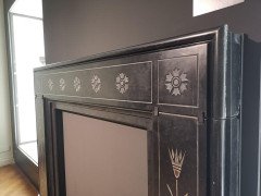 Dr. C. Dresser, Important Aesthetic Movement Marble Fire Surround with Bulrushes - Thumbnail 9