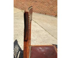 Heal's, attributed. A Set of Eight English Arts & Crafts Oak Dining Chairs - Thumbnail 11