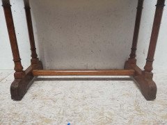 A. W. N. Pugin Gillows, Gothic Revival Oak Marble-Top Washstand with Carved Florets - Thumbnail 14