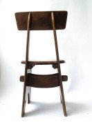 An Arts & Crafts Oak Chair In the style of E W Pugin With Pegged Construction - Thumbnail 1