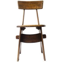 An Arts & Crafts Oak Chair In the style of E W Pugin With Pegged Construction - Thumbnail 3