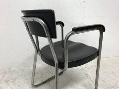 Emile Guillot for Thonet, Tubular Steel Modernist Armchair - Thumbnail 4