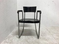 Emile Guillot for Thonet, Tubular Steel Modernist Armchair - Thumbnail 2