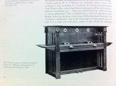 Valkyrie Arts & Crafts Oak Piano Designed by L F Wyburd for Liberty & Co - Thumbnail 1