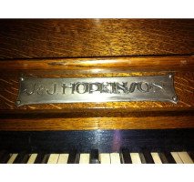 Valkyrie Arts & Crafts Oak Piano Designed by L F Wyburd for Liberty & Co - Thumbnail 2