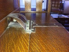 Valkyrie Arts & Crafts Oak Piano Designed by L F Wyburd for Liberty & Co - Thumbnail 3