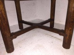 Gordon Russell, Arts & Crafts Cotswold Oak Stool with Carved Cross Stretcher - Thumbnail 11