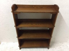 Wylie & Lochhead Attributed an Arts & Crafts Oak Bookcase - Thumbnail 4