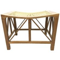 Hugh Birkett, Master Craftsman, Arts & Crafts Handmade Yew Wood Thebes Stool - Thumbnail 1