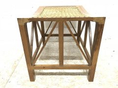 Hugh Birkett, Master Craftsman, Arts & Crafts Handmade Yew Wood Thebes Stool - Thumbnail 4