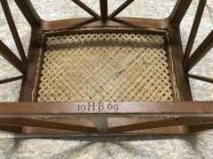Hugh Birkett, Master Craftsman, Arts & Crafts Handmade Yew Wood Thebes Stool - Thumbnail 13
