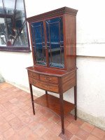Collinson & Lock. Aesthetic Movement Anglo-Japanese Glazed Walnut Side Cabinet - Thumbnail 3