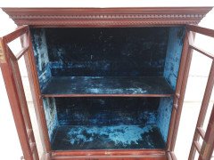 Collinson & Lock. Aesthetic Movement Anglo-Japanese Glazed Walnut Side Cabinet - Thumbnail 6