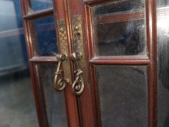 Collinson & Lock. Aesthetic Movement Anglo-Japanese Glazed Walnut Side Cabinet - Thumbnail 9