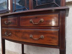 Collinson & Lock. Aesthetic Movement Anglo-Japanese Glazed Walnut Side Cabinet - Thumbnail 12