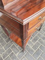 Collinson & Lock. Aesthetic Movement Anglo-Japanese Glazed Walnut Side Cabinet - Thumbnail 14