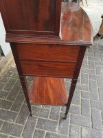Collinson & Lock. Aesthetic Movement Anglo-Japanese Glazed Walnut Side Cabinet - Thumbnail 15