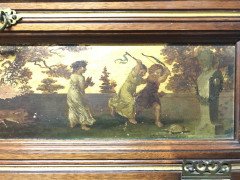 H. W. Batley Gillows & Co. Aesthetic Movement Walnut & Gilt Secretaire Bookcase - Thumbnail 13