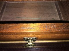 H. W. Batley Gillows & Co. Aesthetic Movement Walnut & Gilt Secretaire Bookcase - Thumbnail 19