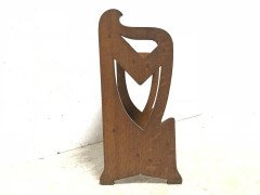 Liberty & Co. A Sweet Little Arts & Crafts Oak Bookcase with Stylised Cut-Outs - Thumbnail 6