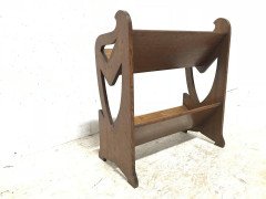 Liberty & Co. A Sweet Little Arts & Crafts Oak Bookcase with Stylised Cut-Outs - Thumbnail 7