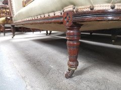 Thomas Collcutt Attributed, Aesthetic Movement Walnut & Ebonised Chaise Lounge - Thumbnail 7