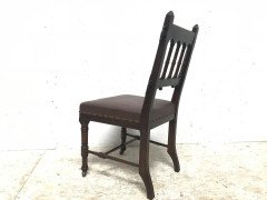 Bruce Talbert for Gillows & Co., Rare Gothic Revival Walnut Side or Desk Chair - Thumbnail 4