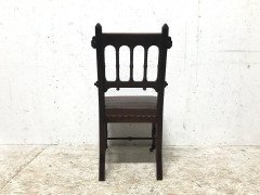 Bruce Talbert for Gillows & Co., Rare Gothic Revival Walnut Side or Desk Chair - Thumbnail 5