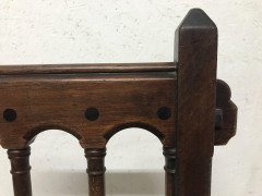 Bruce Talbert for Gillows & Co., Rare Gothic Revival Walnut Side or Desk Chair - Thumbnail 8