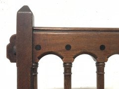 Bruce Talbert for Gillows & Co., Rare Gothic Revival Walnut Side or Desk Chair - Thumbnail 9