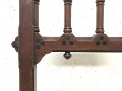 Bruce Talbert for Gillows & Co., Rare Gothic Revival Walnut Side or Desk Chair - Thumbnail 10
