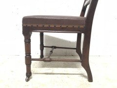 Bruce Talbert for Gillows & Co., Rare Gothic Revival Walnut Side or Desk Chair - Thumbnail 11