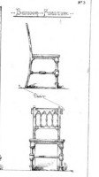 Bruce Talbert for Gillows & Co., Rare Gothic Revival Walnut Side or Desk Chair - Thumbnail 16