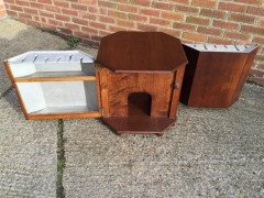 Heal’s, Arts & Crafts Oak Cocktail Table with Bottle Storage - Thumbnail 4