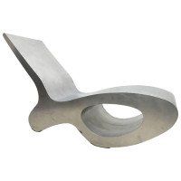 Mid-Century Modern Aluminium Organic Chaise Lounge In the style of Ron Arad