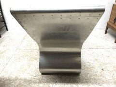 Mid-Century Modern Aluminium Organic Chaise Lounge In the style of Ron Arad - Thumbnail 5