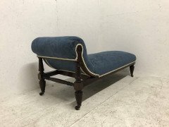 Well-Crafted Aesthetic Movement Mahogany Chaise Lounge Attributed, to Morris & Co - Thumbnail 5