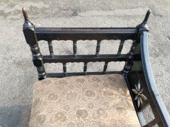 In the style of E. W. Godwin, Anglo-Japanese Ebonised Chaise Lounge or Day Bed - Thumbnail 4