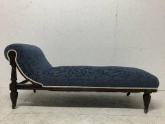 Well-Crafted Aesthetic Movement Mahogany Chaise Lounge Attributed, to Morris & Co - Thumbnail 7