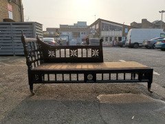 In the style of E. W. Godwin, Anglo-Japanese Ebonised Chaise Lounge or Day Bed - Thumbnail 5