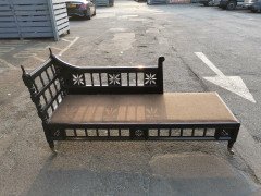 In the style of E. W. Godwin, Anglo-Japanese Ebonised Chaise Lounge or Day Bed - Thumbnail 6