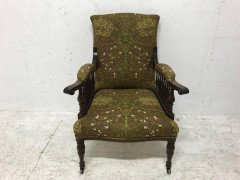 Mahogany Saville Armchair for Morris & Co. Designed by George W Jack - Thumbnail 8