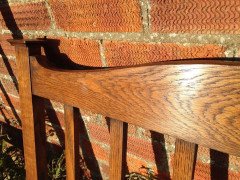Well-Crafted Pair of Arts & Crafts Single Oak Beds in the Manner of Heal's - Thumbnail 5